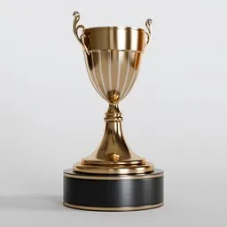 Premium Golden Trophy