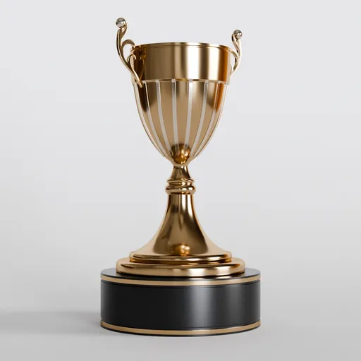 Premium Golden Trophy