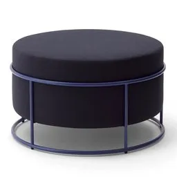 Wide Drop Pouf