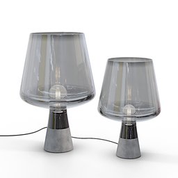 Modern glass table lamp