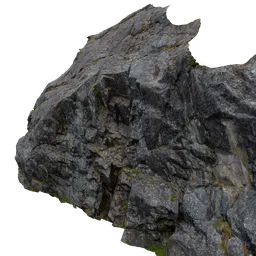 Rocky Cliff in Mountain