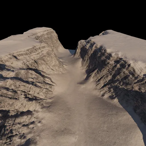 Rocky Canyon Landscape Terrain