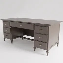 Wooden desk