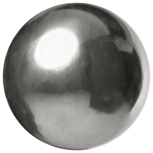Smeared Silver Metal