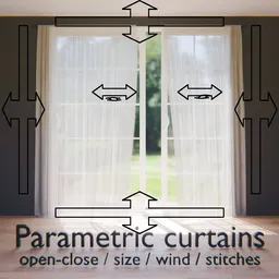 Curtain Parametric READ DESCRIPTION