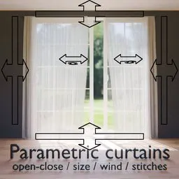 Curtain Parametric READ DESCRIPTION