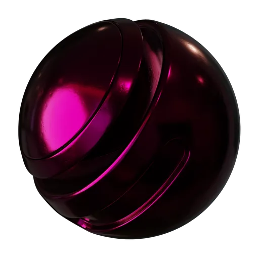 Fuchsia Scratched Painted Steel