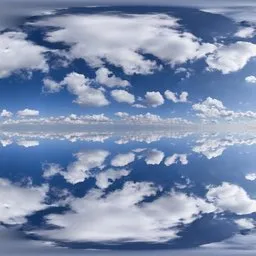 Puffy White Clouds Pure Sky