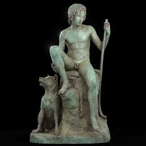 statue of Vs Shepherd boy