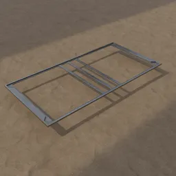 Sci-Fi Industrial Window Frame
