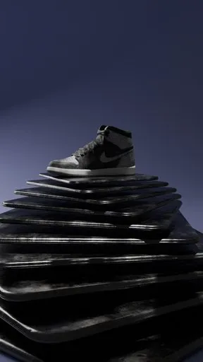 Animated Jordan Shoe