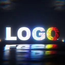Glitch Logo Animation Template