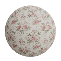 Vintage floral wallpaper