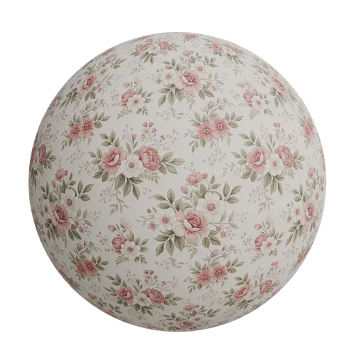 Vintage floral wallpaper