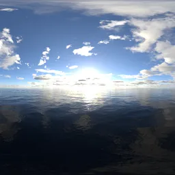 Sunset yellow light  cloud 16k