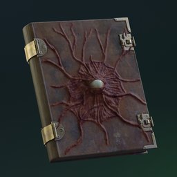 Evil Book (Eye Rigged)
