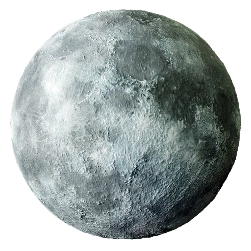 Moon Lunar Rock Blue