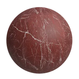 Deep burgundy marble