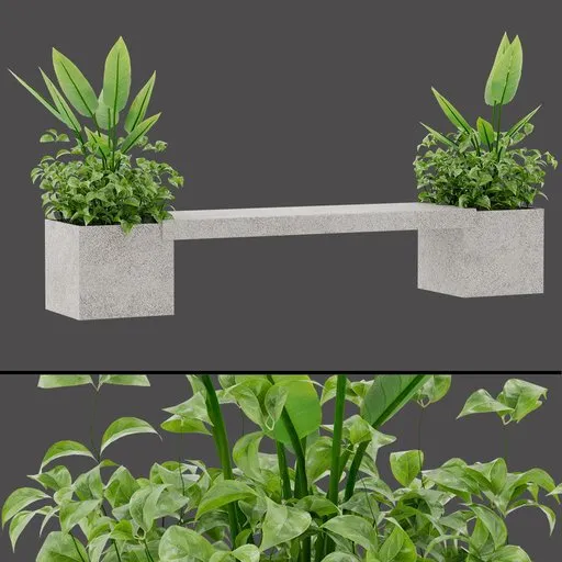 Minimal Bridge Planters