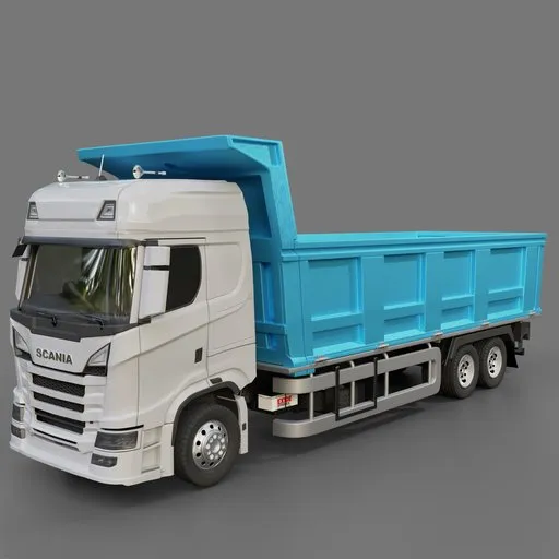 Scania R590 Dumper Truck(Rigged)