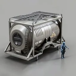 Scifi military tank