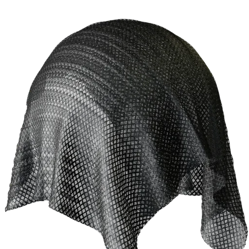 Black curtain fabric