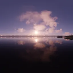 Pink Sunset at Glacier Lake