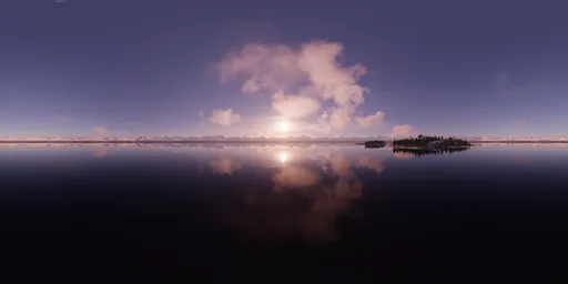 Pink Sunset at Glacier Lake