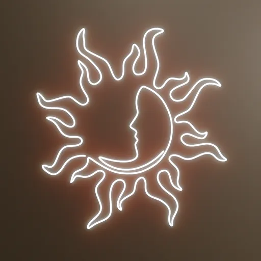 Sun Neon Sign LED