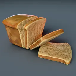 Stylized White Bread