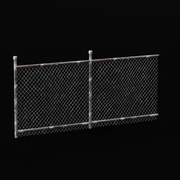Rusty Chain Link Fence