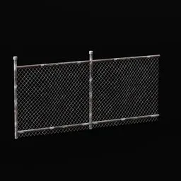 Rusty Chain Link Fence