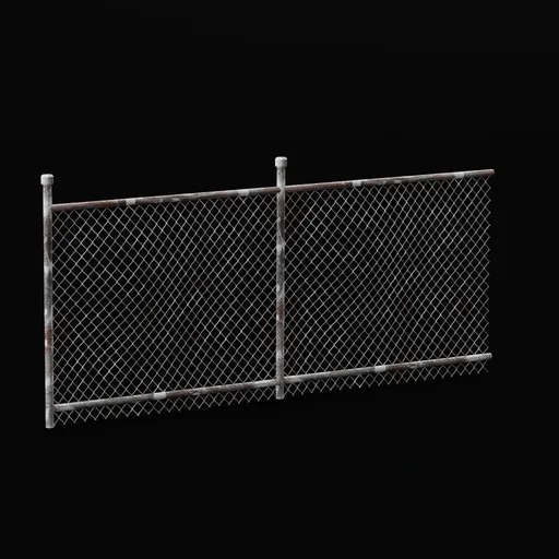 Rusty Chain Link Fence