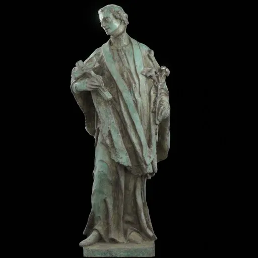 statue of Vs Saint Aloysius Gonzaga