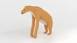 Low Poly Chalicotherium