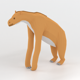 Low Poly Chalicotherium