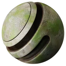 Plaster Walls Grunge Patchy Green