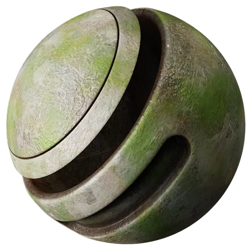 Plaster Walls Grunge Patchy Green