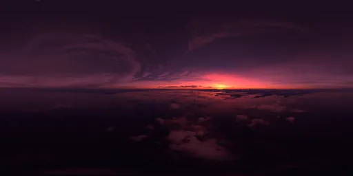 Red Twilight Sunset Sky Aerial
