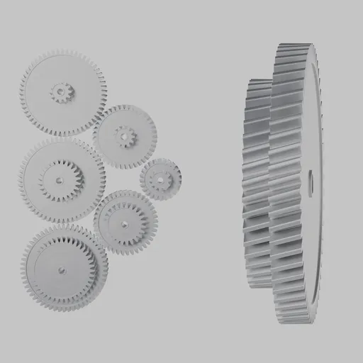 Compound Helical Gear Set