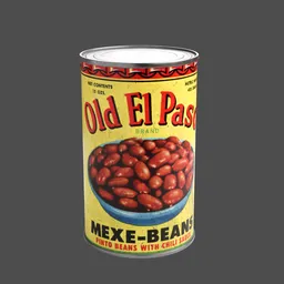 Vintage Beans Can