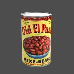 Vintage Beans Can
