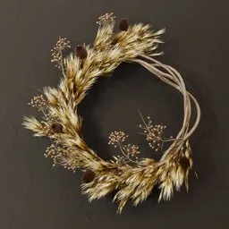 SJ-Fall Door Garland wreath