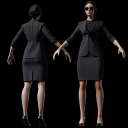 Business Lady Office Girls