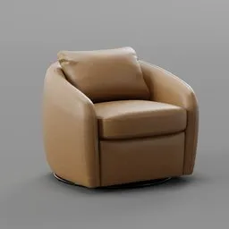 Barrel Chair leather