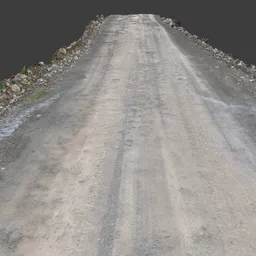 Dirt Road Path Photoscan