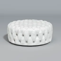 Velvet Ottoman