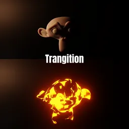 Fiery Suzanne Transition Effect