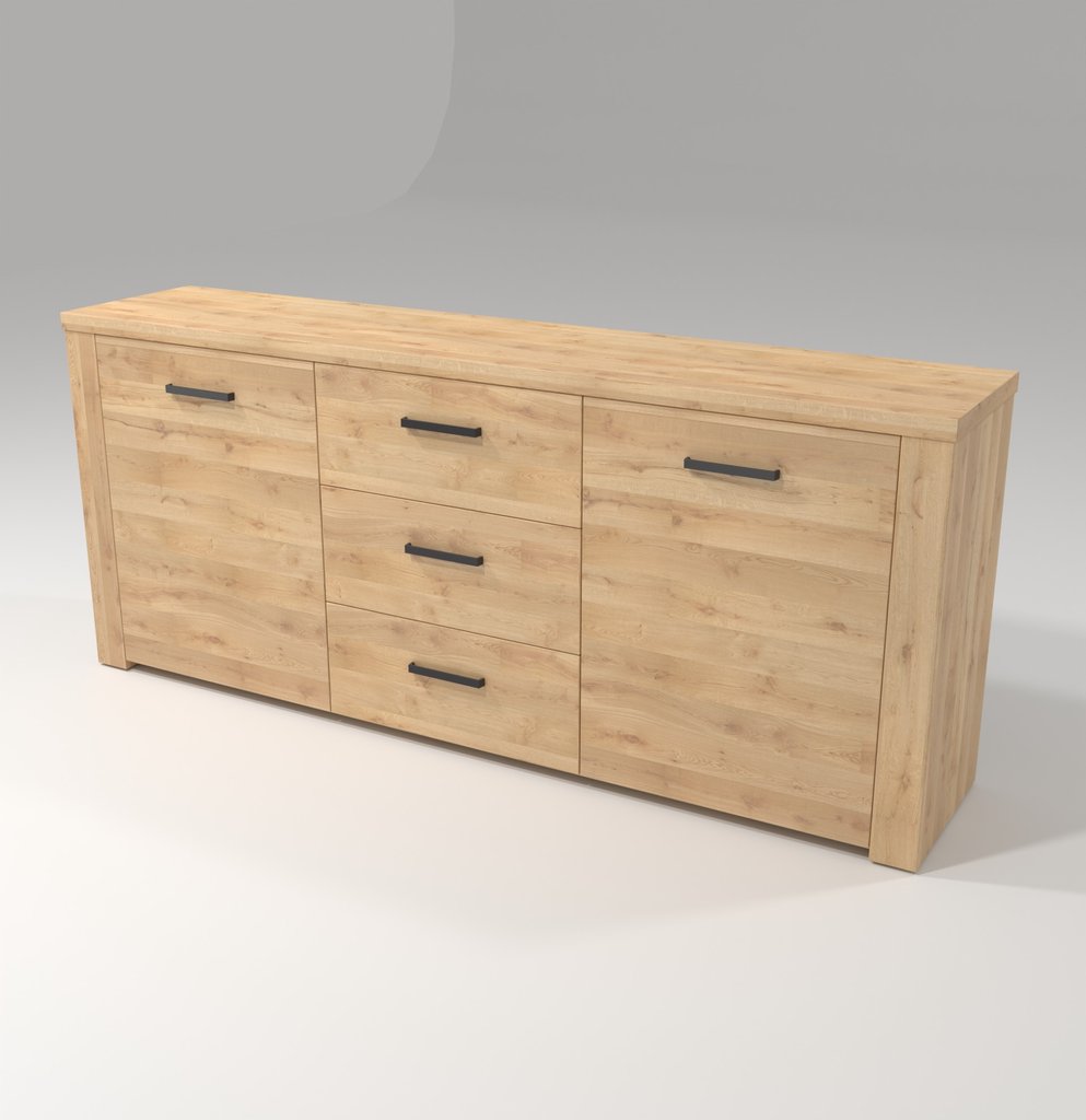 Buffet 2 portes 3 tiroirs FREE Commodes models BlenderKit