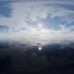 Sunny Cloudy Day Realistic Sky